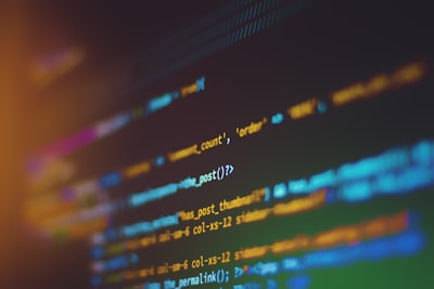 Configuration code on a monitor used when securing business email